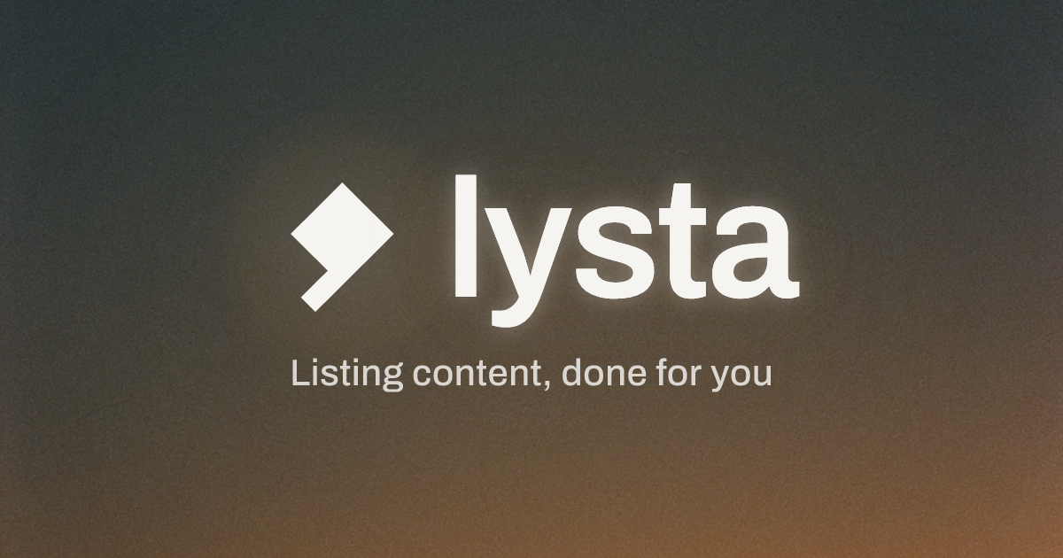 Screenshot of lysta.agency